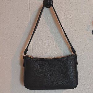 Portland Leather Lucy shoulder purse - pebbled black
